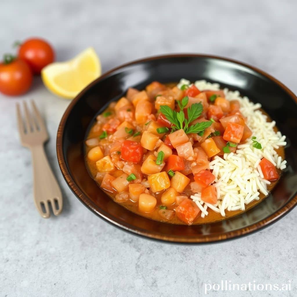 Plato de Arroz Meloso con Guiso de Ternera