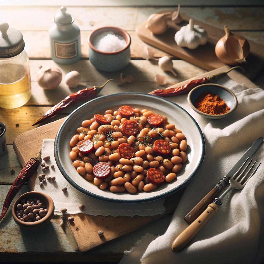 Judías con Chorizo