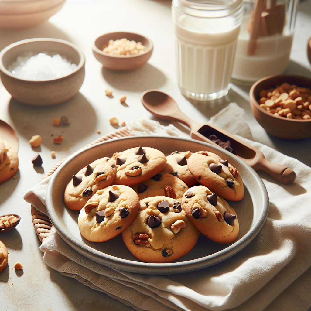 Galletas de Mantequilla con Nueces y Pepitas de Chocolate