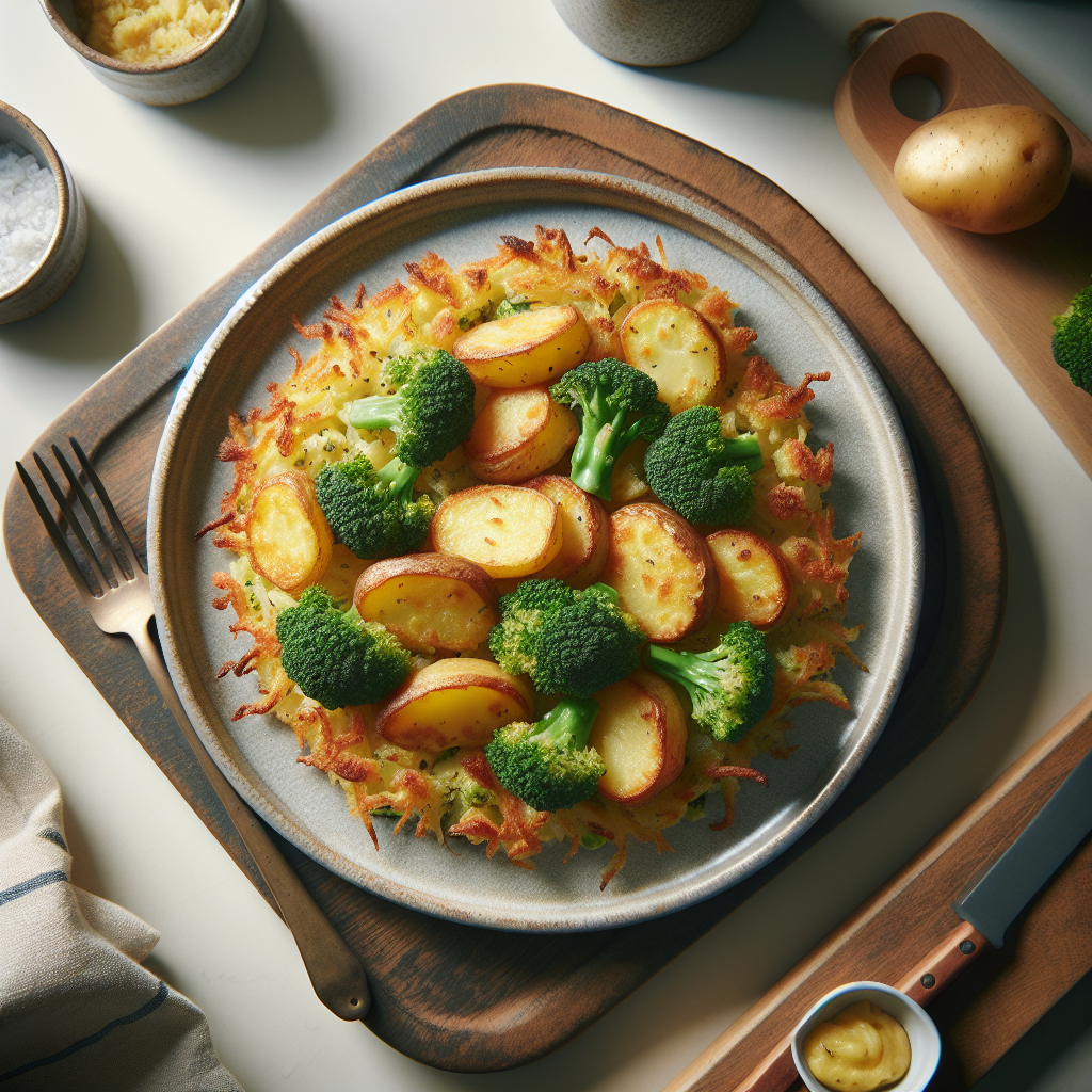 Rösti de Patatas y Brócoli
