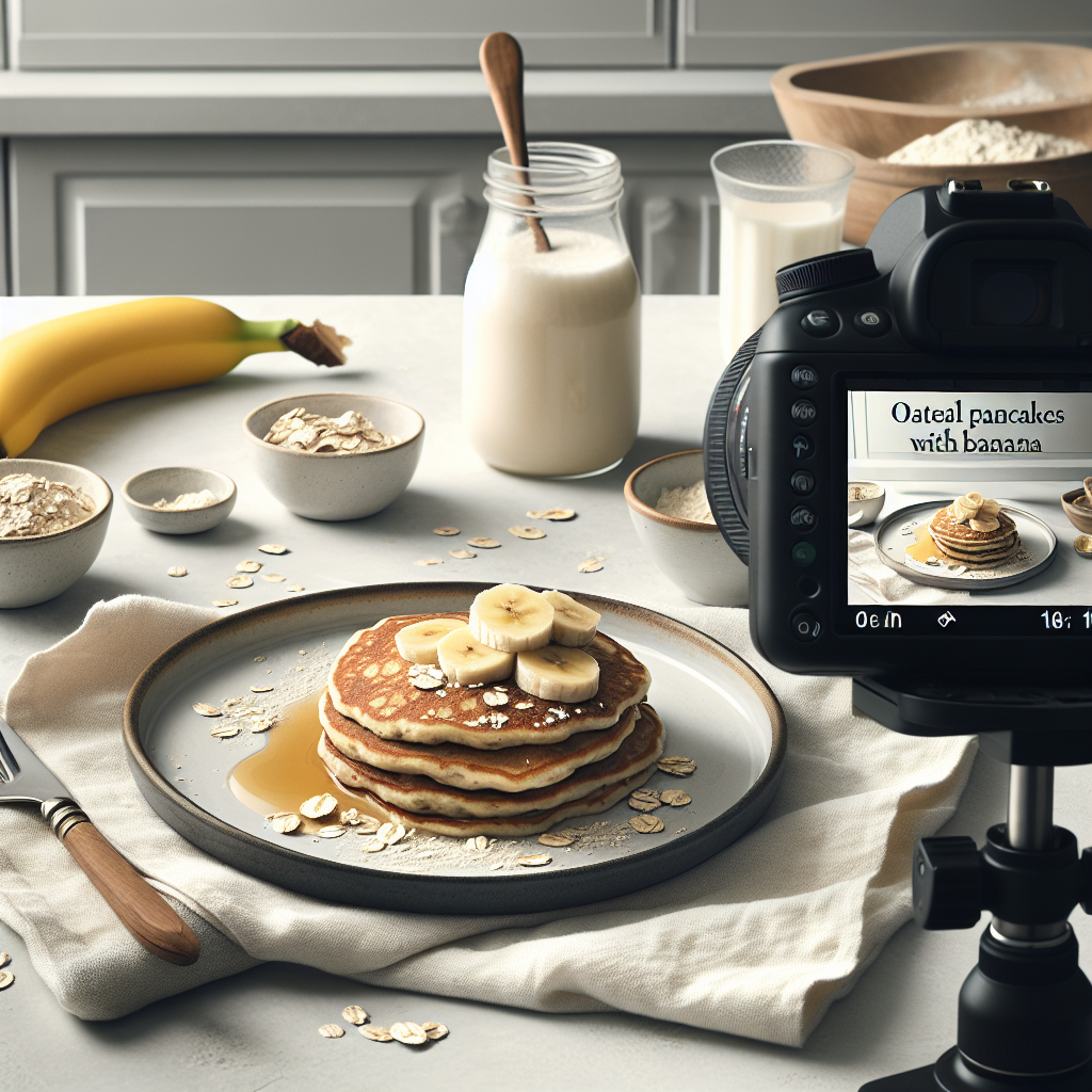 Tortitas de avena con plátano