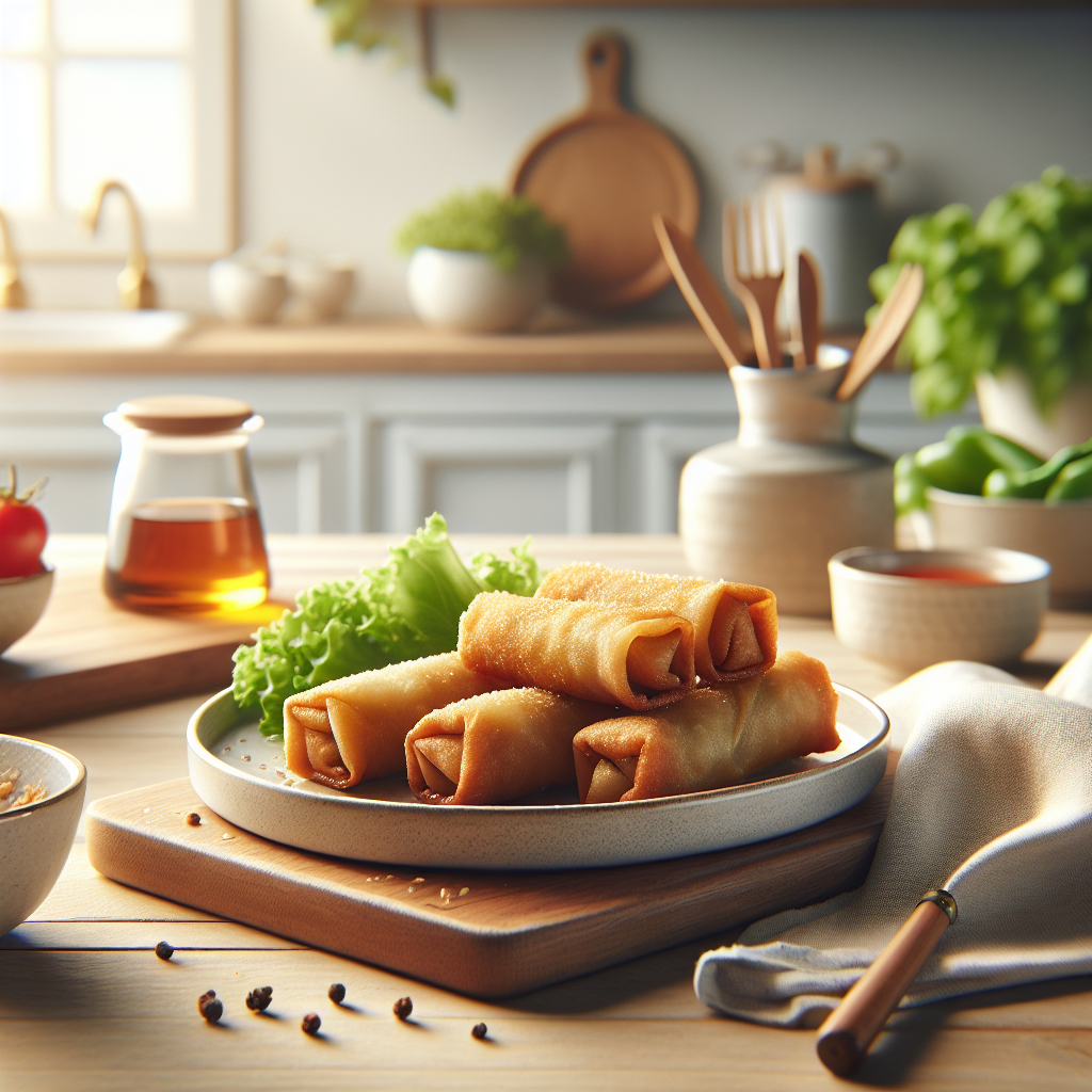 Rollitos de Primavera Crujientes que Sorprenden