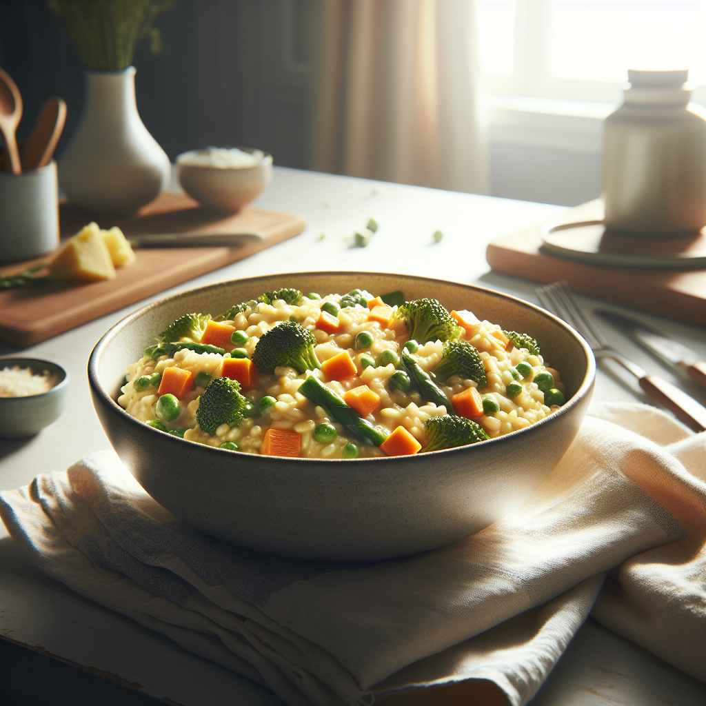 Risotto de Verduras Cremoso que Sorprende