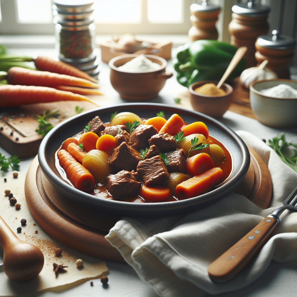 Estofado de ternera y zanahoria que conquista paladares