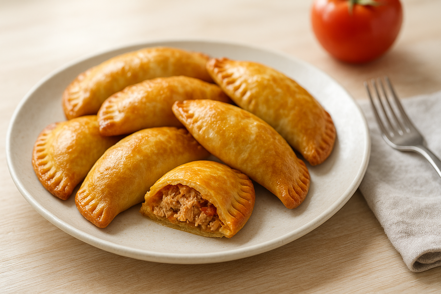 Empanadillas de atún al horno irresistibles