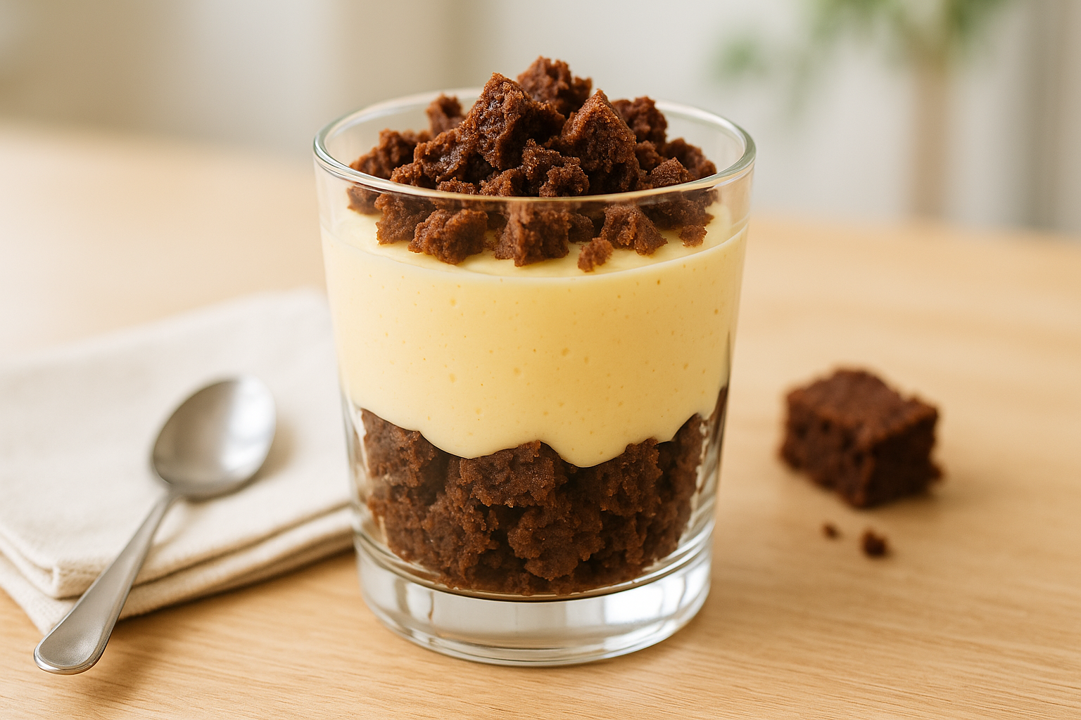 Brownies de Queso en Vaso: ¡Irresistibles y Rápidos!