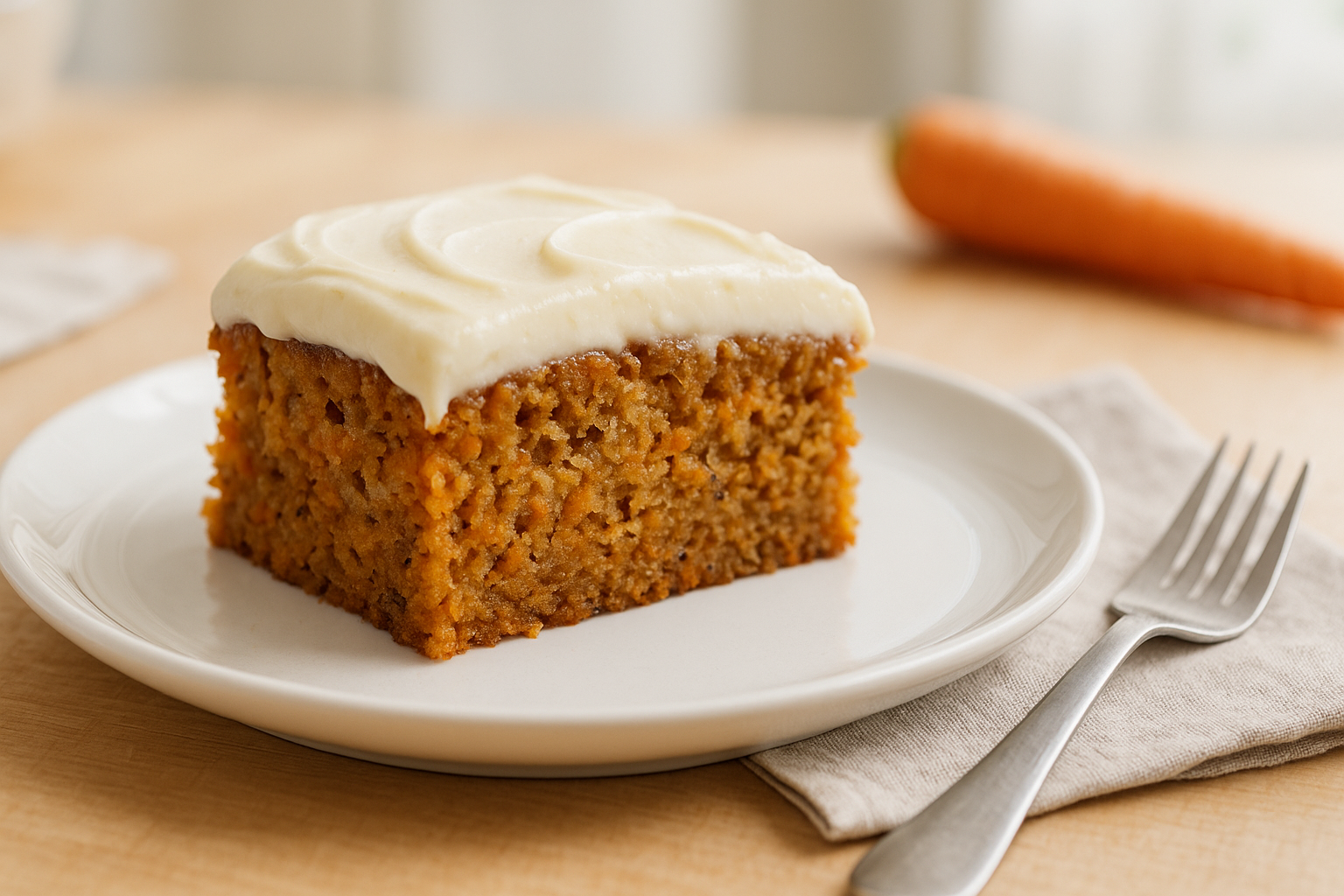 Tarta de zanahoria irresistible y fácil