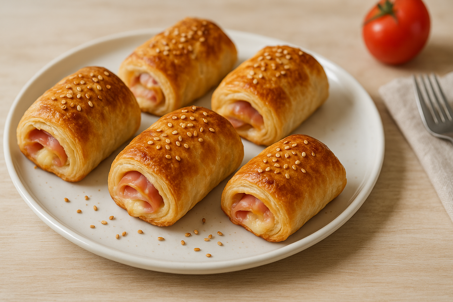 Mini Napolitanas Saladas en Air Fryer que Enamoran