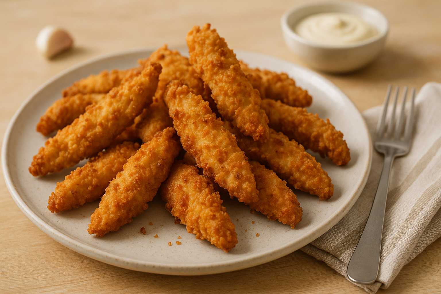 Lágrimas de Pollo Crujientes en Air Fryer que Sorprenderán