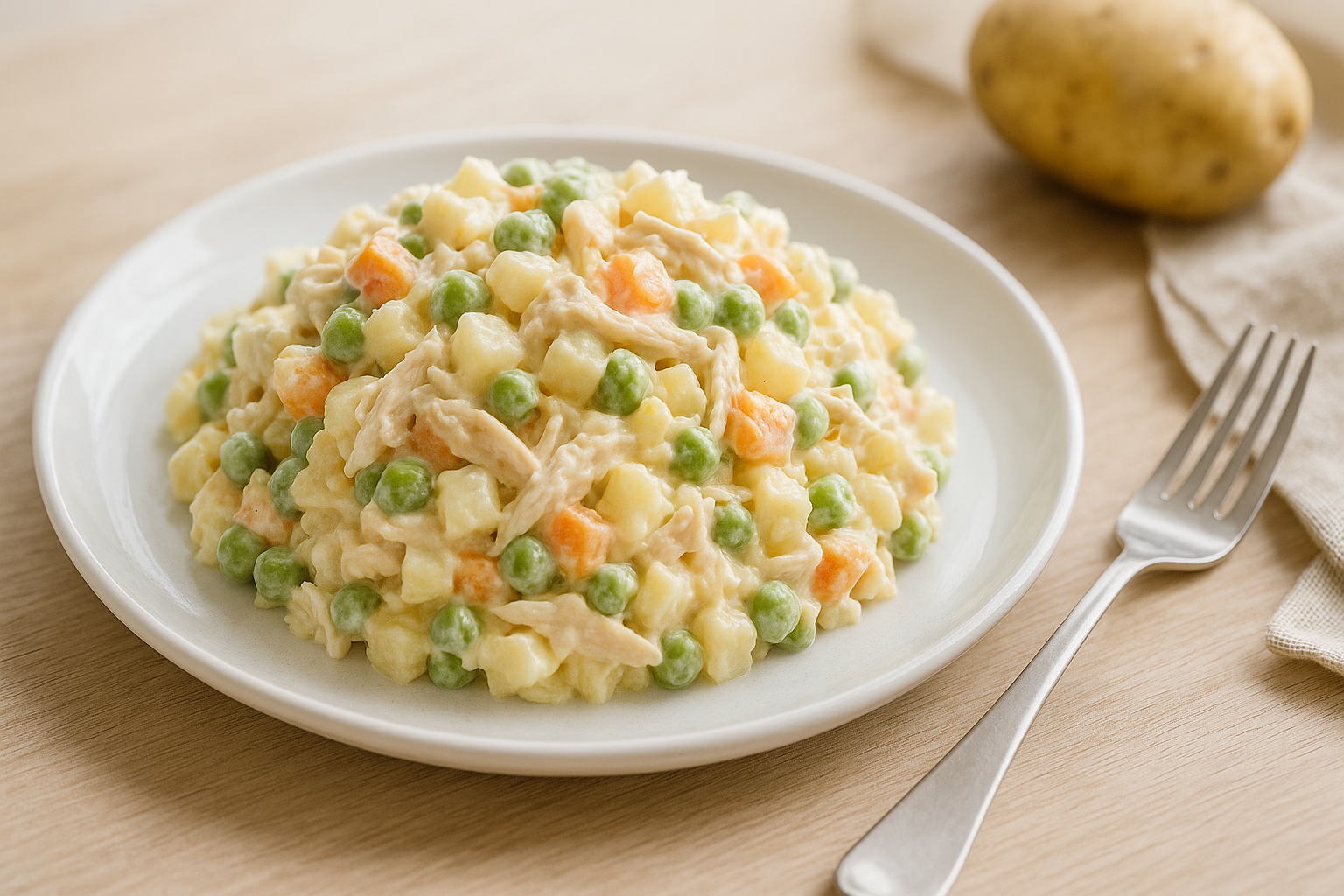 Ensalada de pollo venezolana que conquista paladares