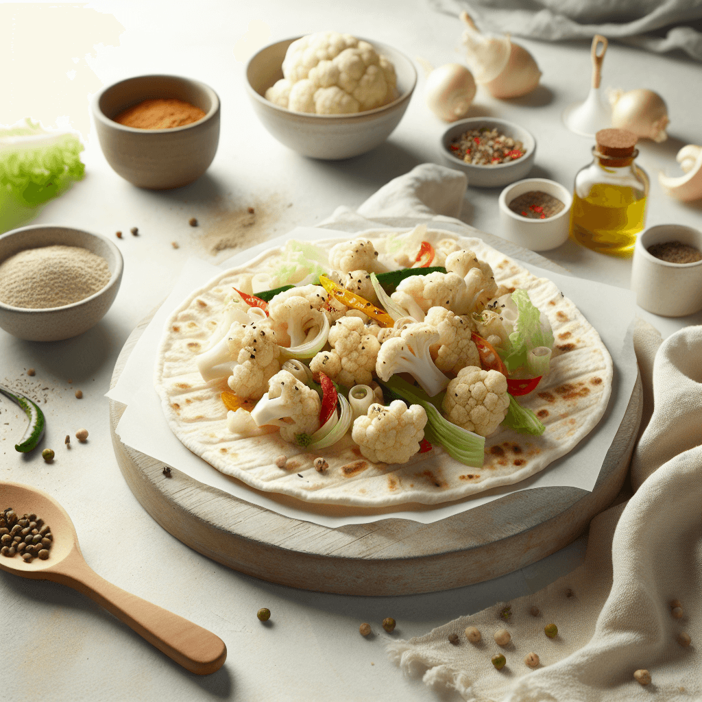 Plato de Shawarma de Coliflor