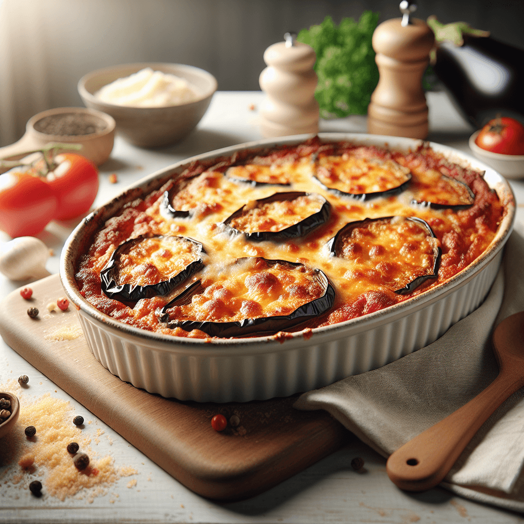 Plato de Berenjenas al Parmesano al Horno que te Sorprenderán
