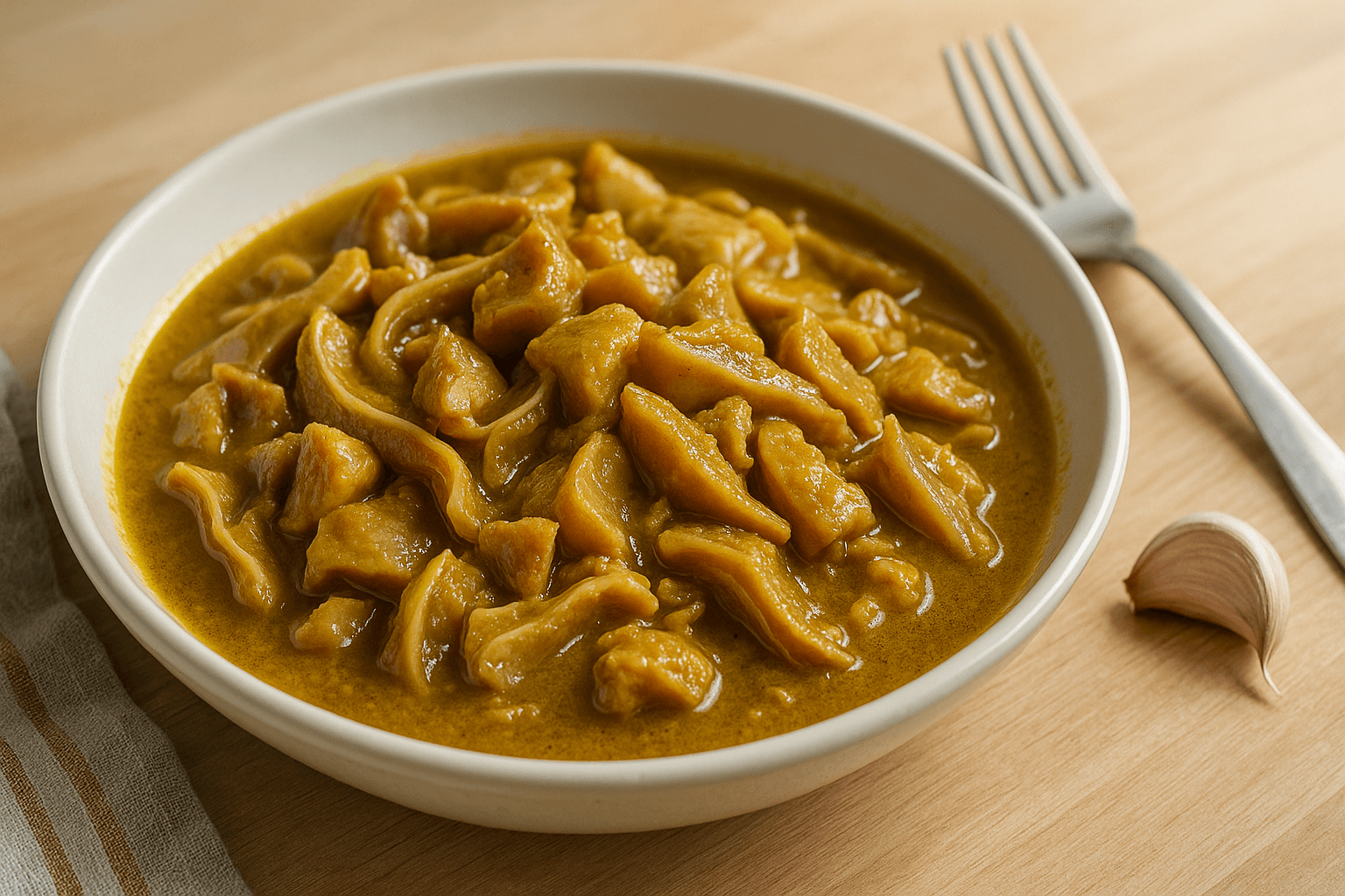 Plato de Oreja de Cerdo al Curry: Un Delicioso Giro Exótico
