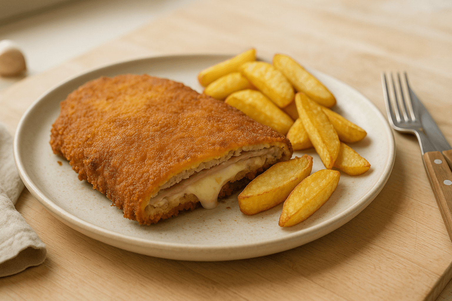 Plato de Cachopo asturiano en freidora de aire: ¡sabor y tradición sin remordimientos!