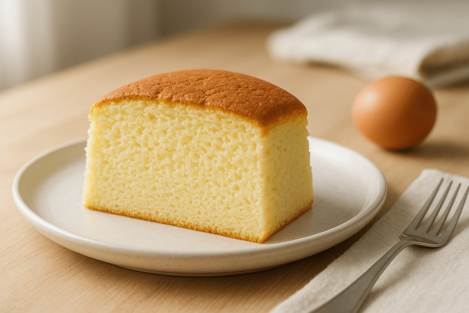 Plato de Tarta de Queso Japonesa: Esponjosidad Irresistible