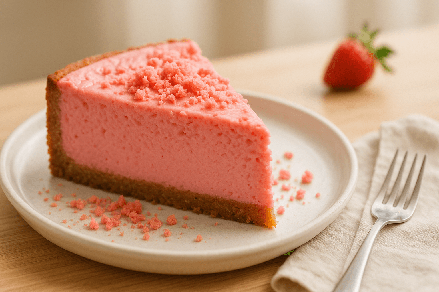 Plato de Cheesecake de Pantera Rosa en Air Fryer: ¡La Tarta Más Rosa y Deliciosa!
