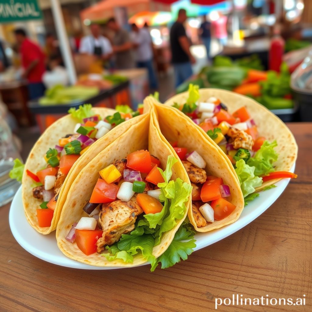 Tacos de Pollo con Verduras