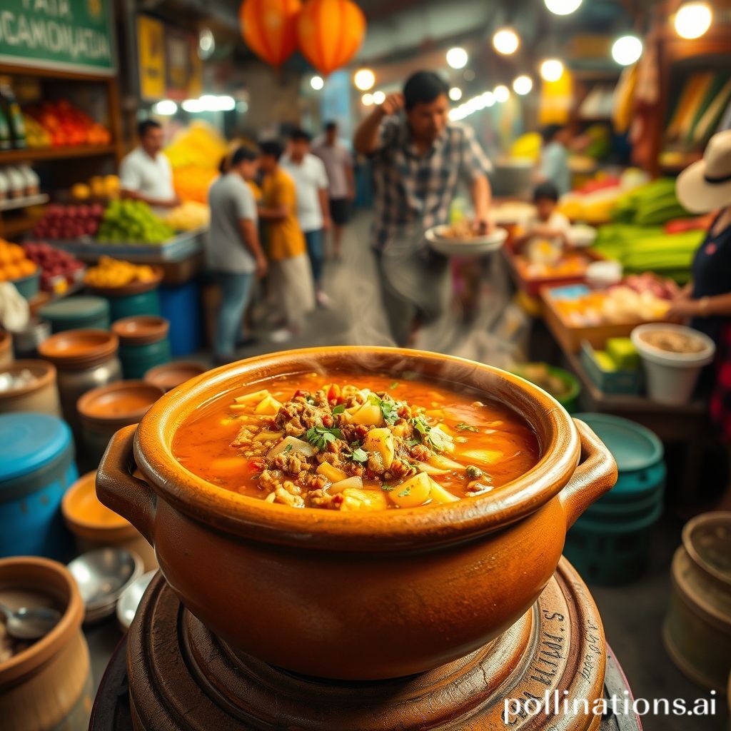 Sopa de Picadillo en Olla Express