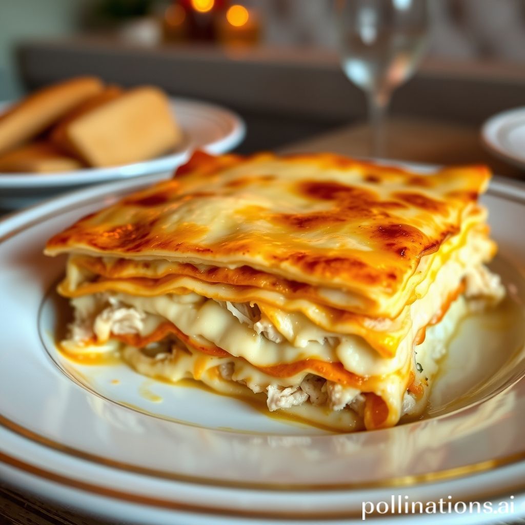 Lasaña ligera de boloñesa de pollo