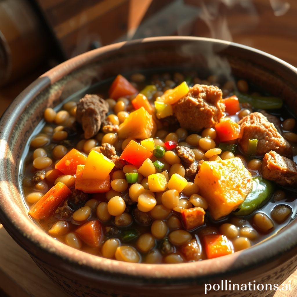 Lentejas con Verduras y Carne