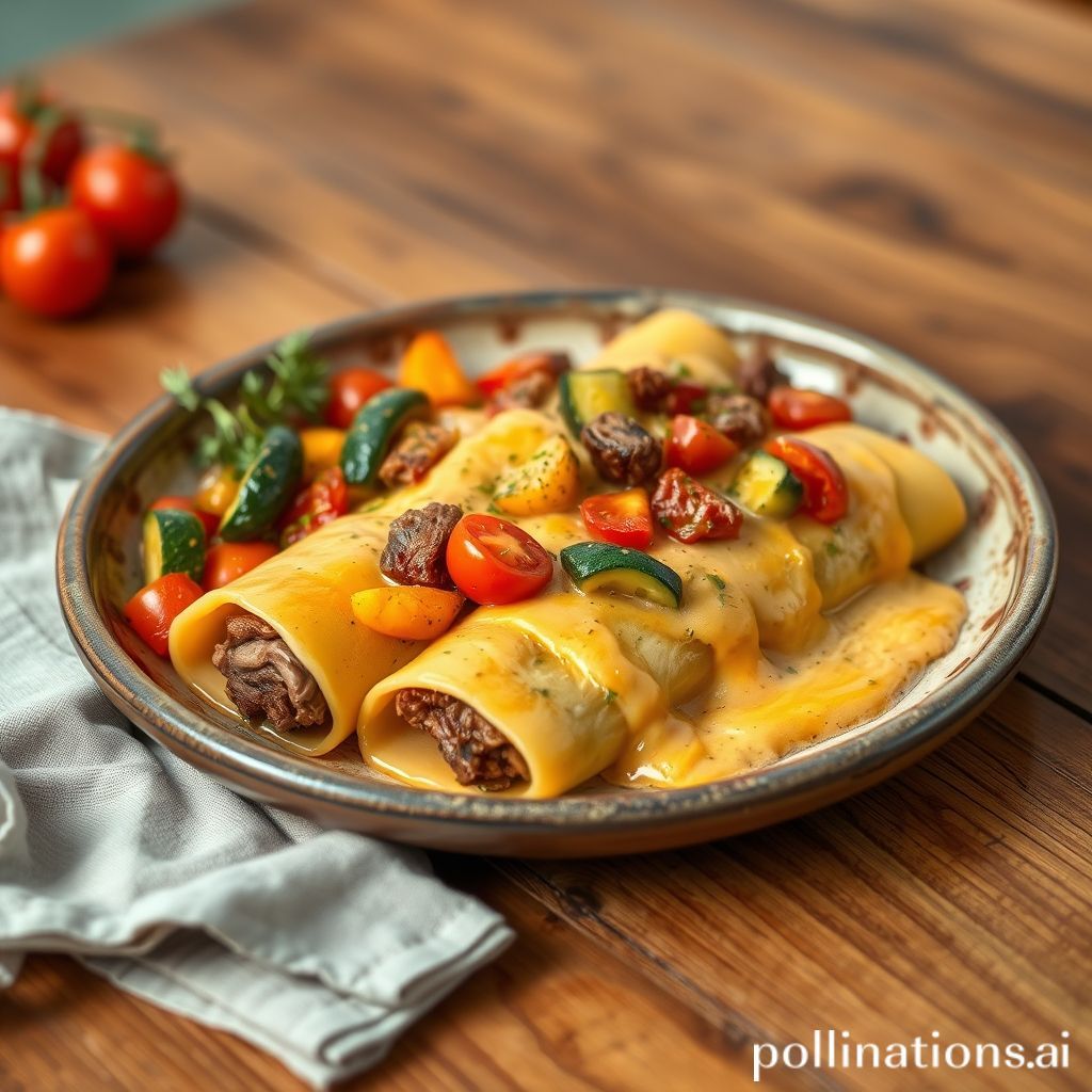 Canelones de Carrilleras con Verduras