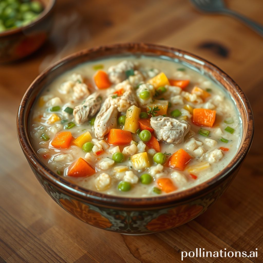 Arroz Meloso de Pollo y Verduras