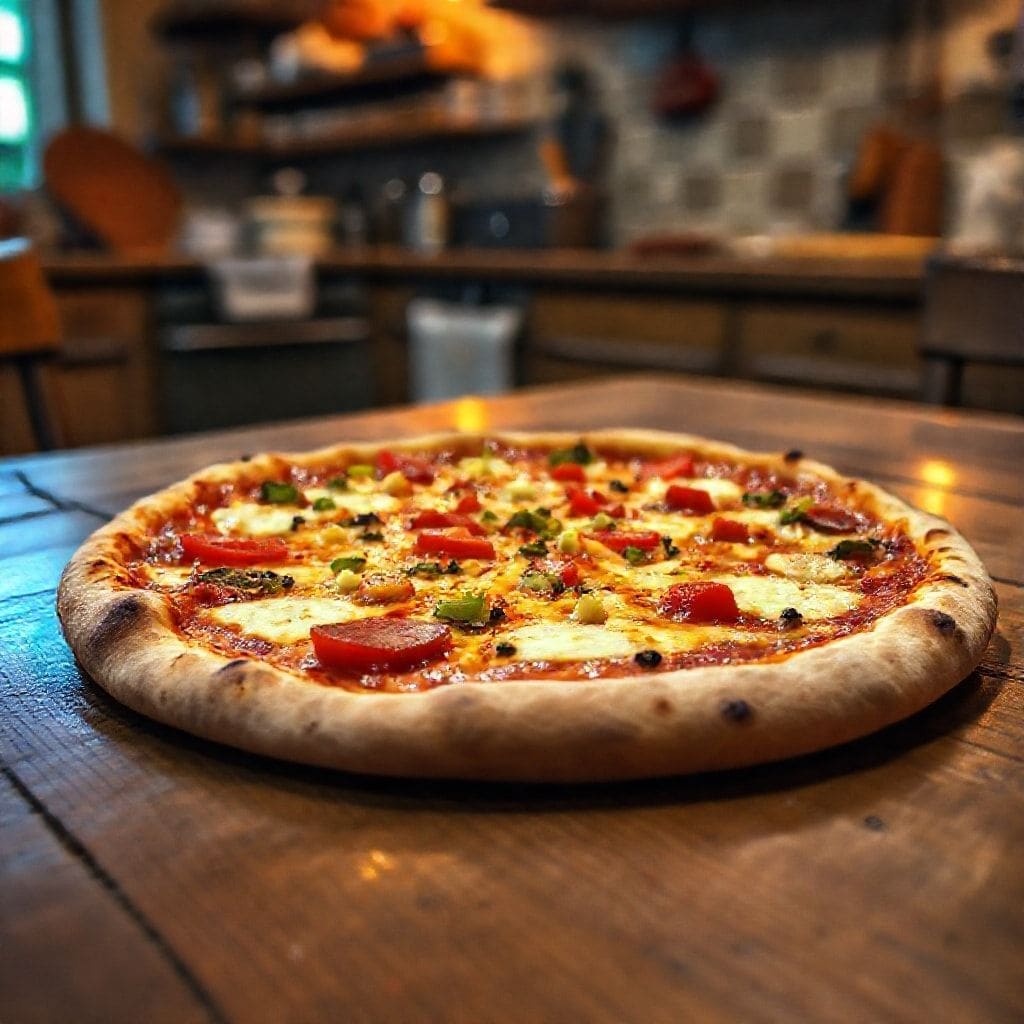 Plato de Masa de Pizza Rápida