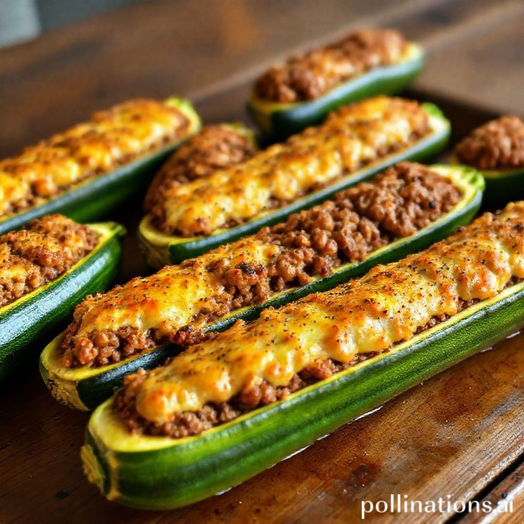 Calabacines Rellenos de Carne