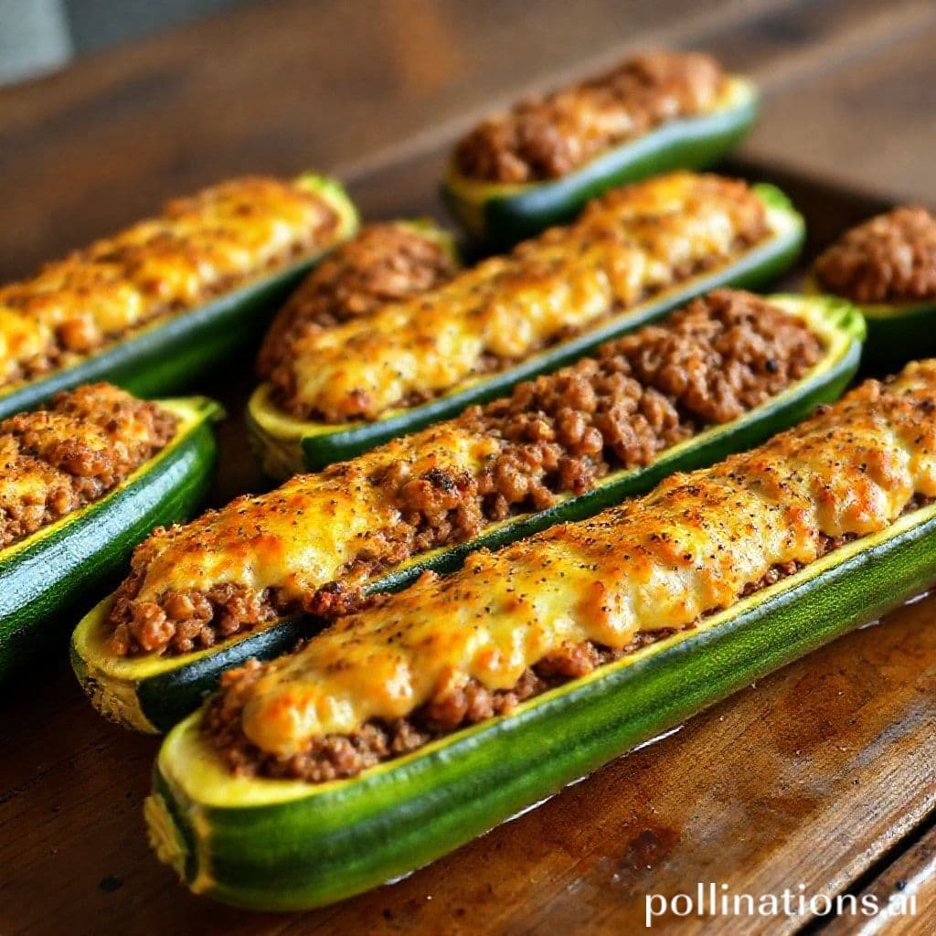 Calabacines Rellenos de Carne