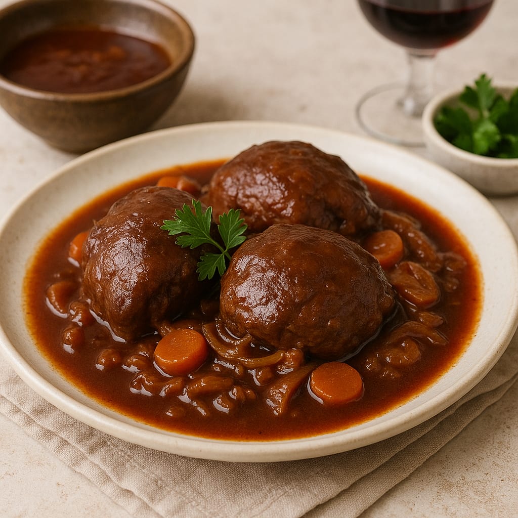 Carrilleras de Cerdo al Vino Tinto