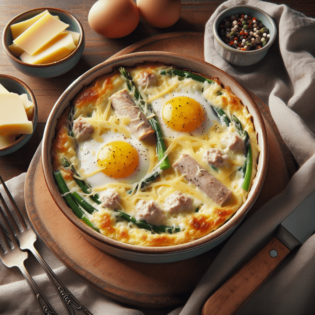 Gratinado de Proteínas con Huevo y Queso