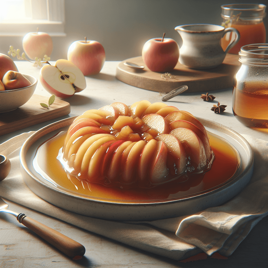 Plato de Compota de Manzana