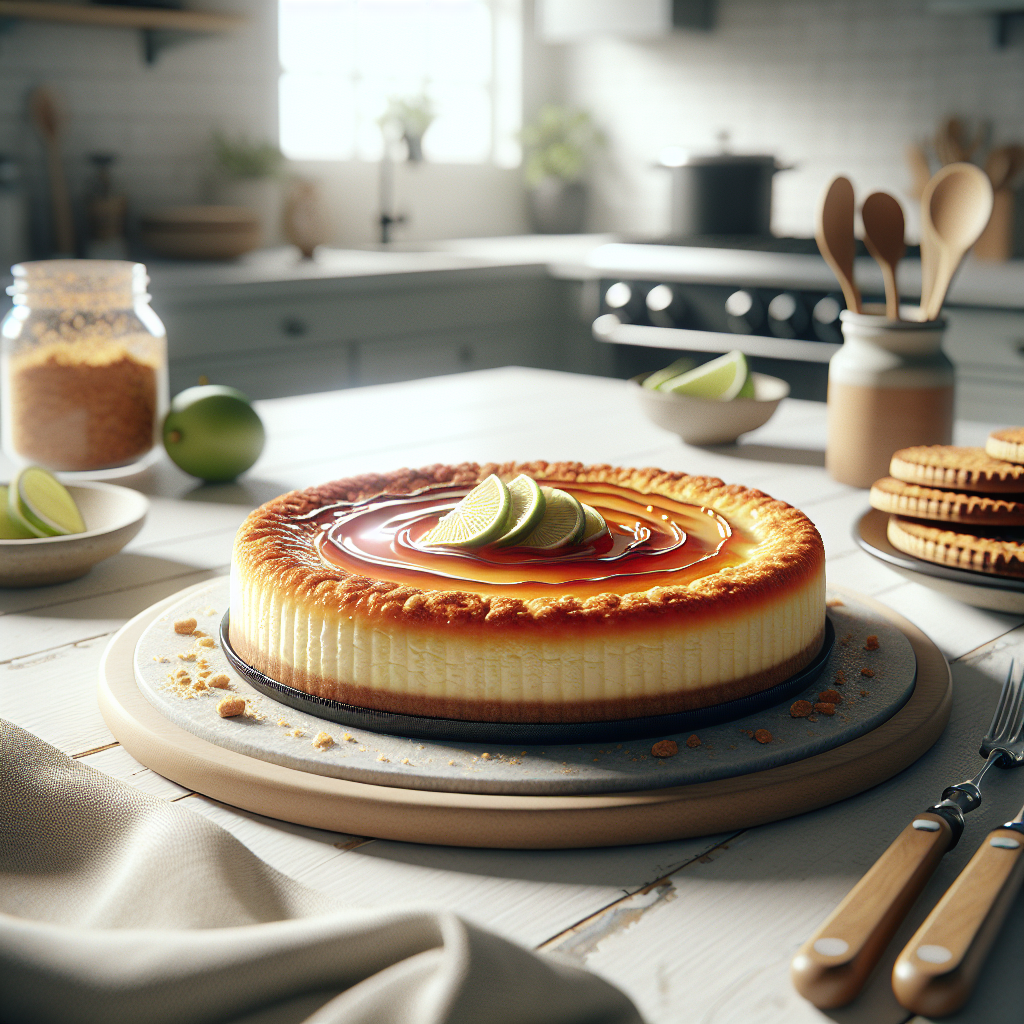 Tarta de queso de la Viña con base de galleta Lotus: un clásico renovado