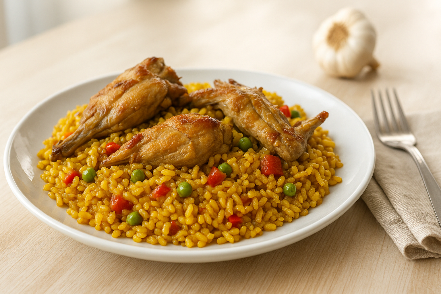 Arroz con conejo tradicional que enamora a todos