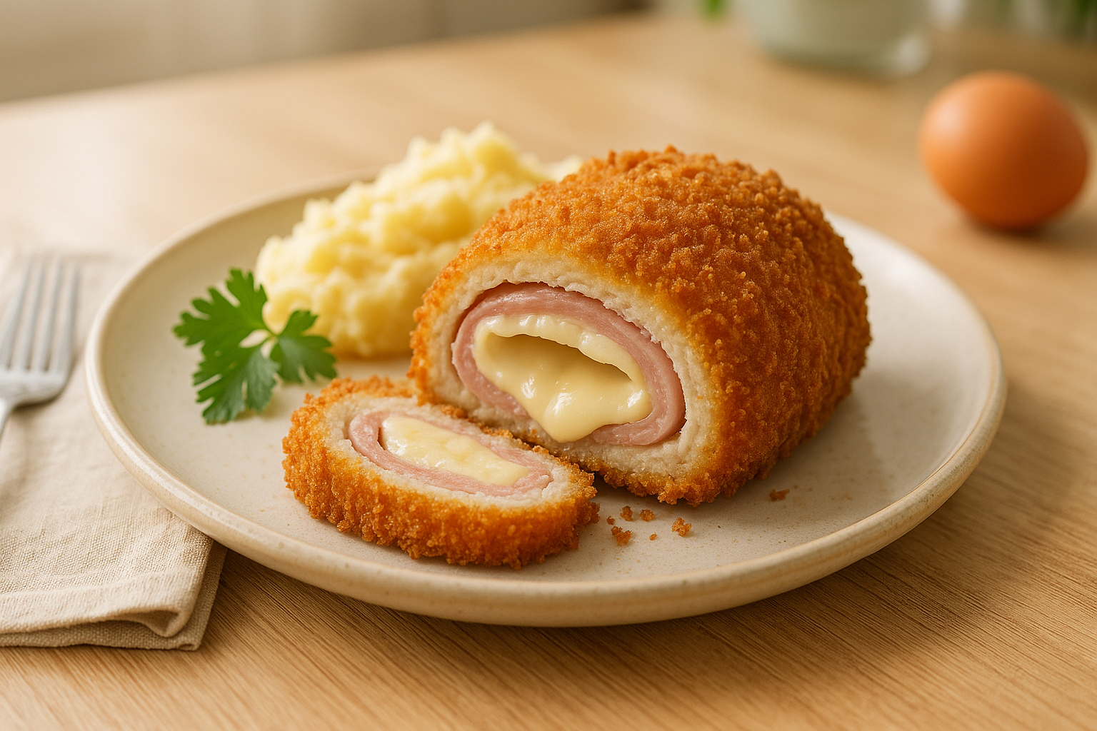 Cordón Blue Crujiente en Freidora de Aire: ¡Delicia al Instante!