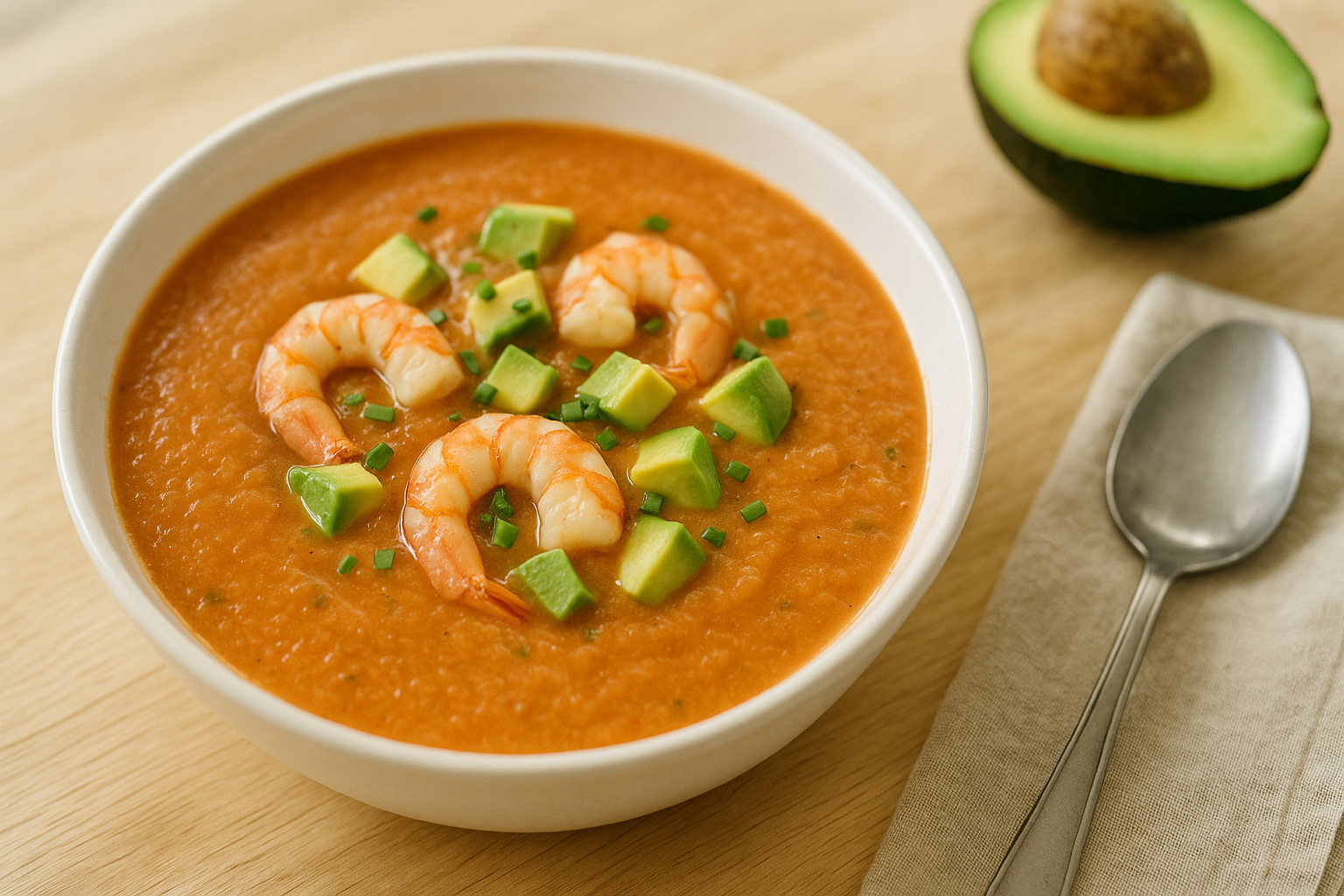 Gazpacho de Gambón y Aguacate: Refrescante y Delicioso