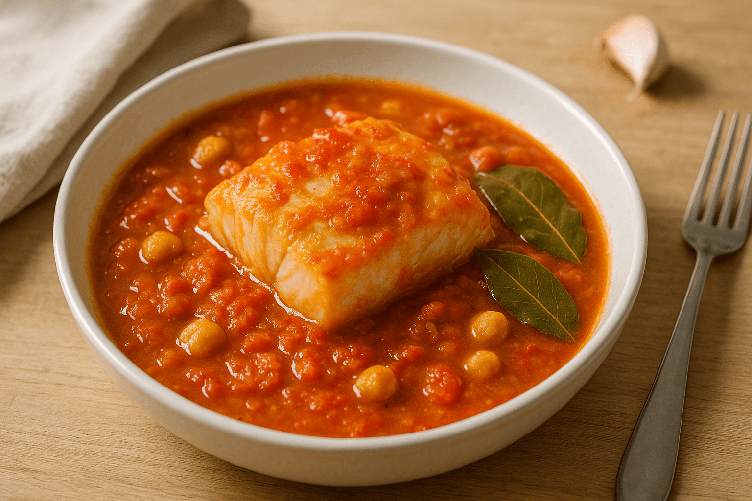 Plato de Bacalao en Salsa de Semana Santa que Sorprende